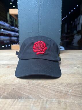 Neo Classic Rose Dad Hat True Black